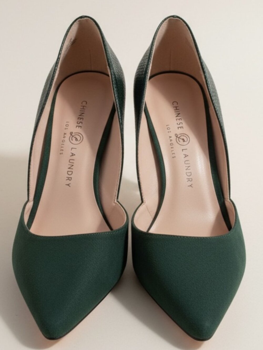 Chinese Laundry LA dark green pumps size 8 1/2M